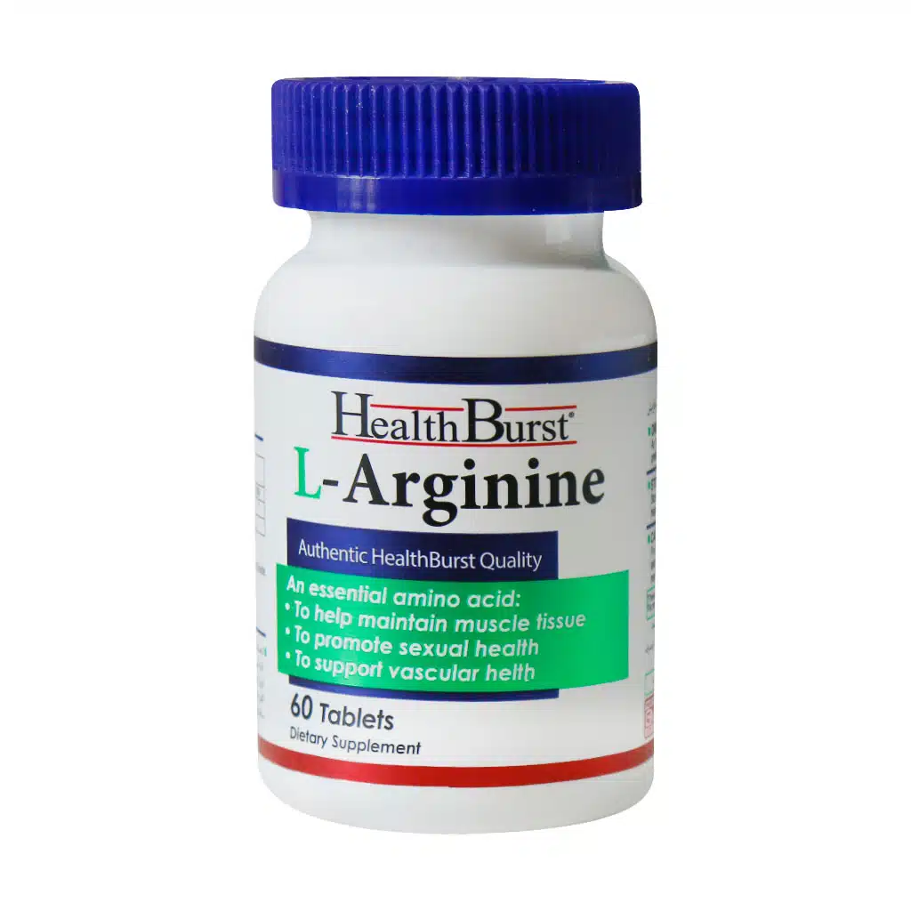 Health-Burst-L-Arginine-Tablets.jpg.webp قرص ال آرژنین هلث برست 60 عدد