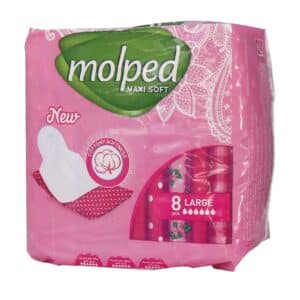 نوار بهداشتی مسافرتی ضخیم پنبه ای بزرگ مولپد