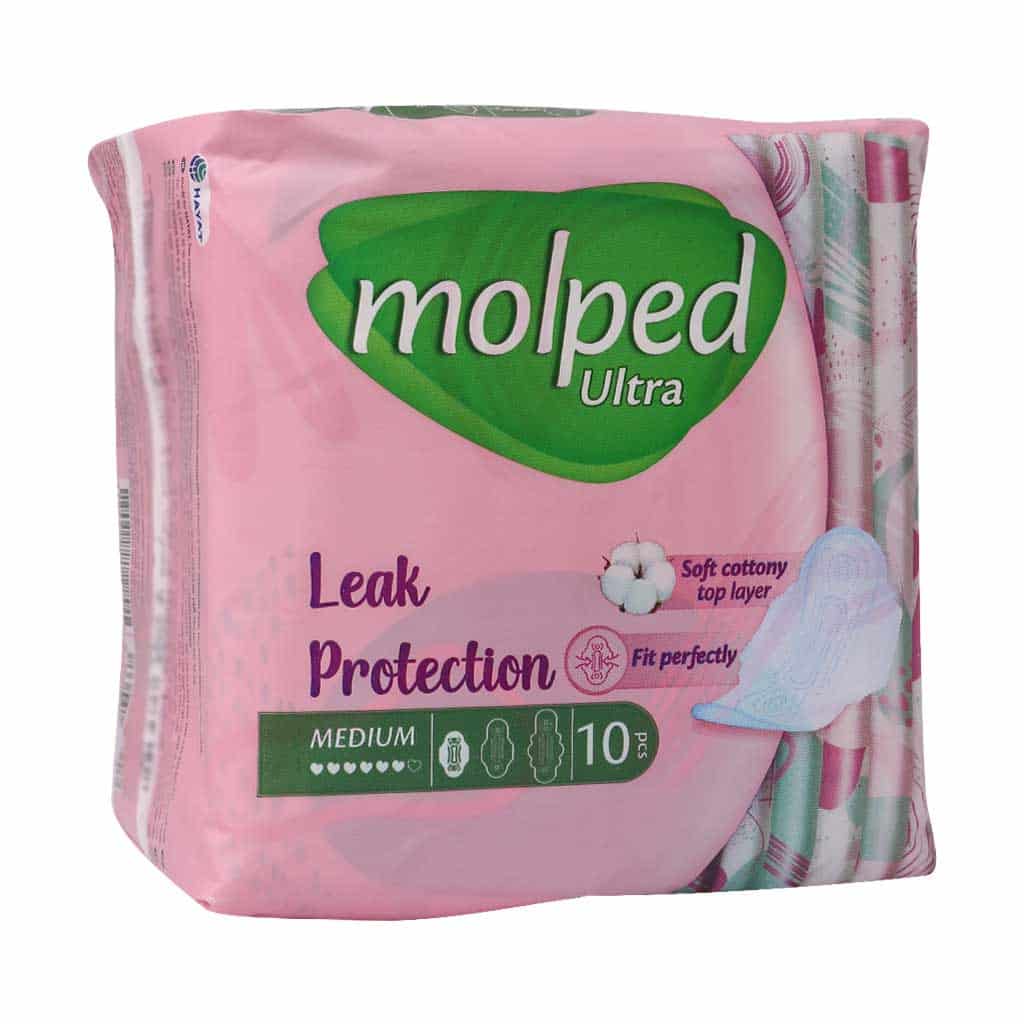 نوار بهداشتی متوسط مولپد سری Ultra نوار بهداشتی متوسط مولپد سری Ultra بسته 10 عددی