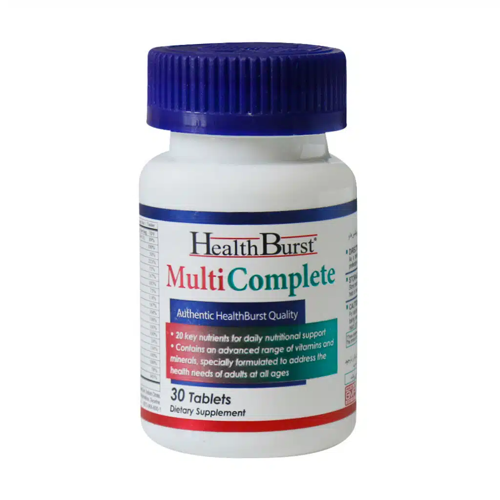 Health-Burst-Multi-Complete-Tablets.jpg.webp قرص مولتی کامپلیت هلث برست 30 عدد