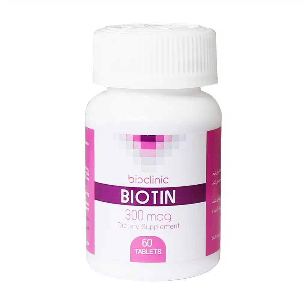 Bioclinic-Biotin-30-Mcg-60-Tabs.jpg.webp قرص بیوتین 300 میکروگرم بایوکلینیک 60 عدد