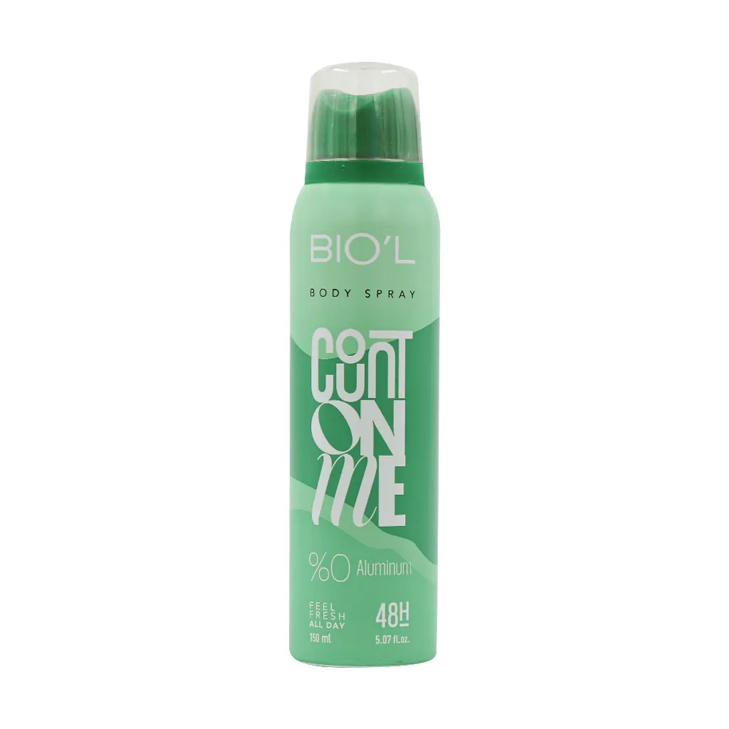 Biol Count On Me Body Spray For Men 150 Ml قیمت اسپری بدن مردانه بیول مدل Count On Me