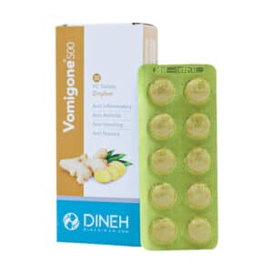 قرص روکش دار گیاهی ومیگان دینه