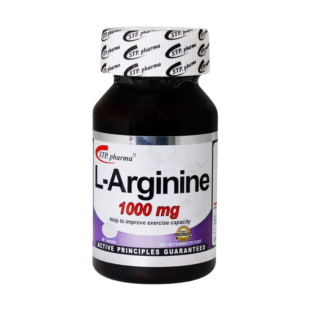 STP-Pharma-L-Arginine-1000-mg-60-Tablets قرص ال آرژنین 1000 میلی گرم اس تی پی فارما