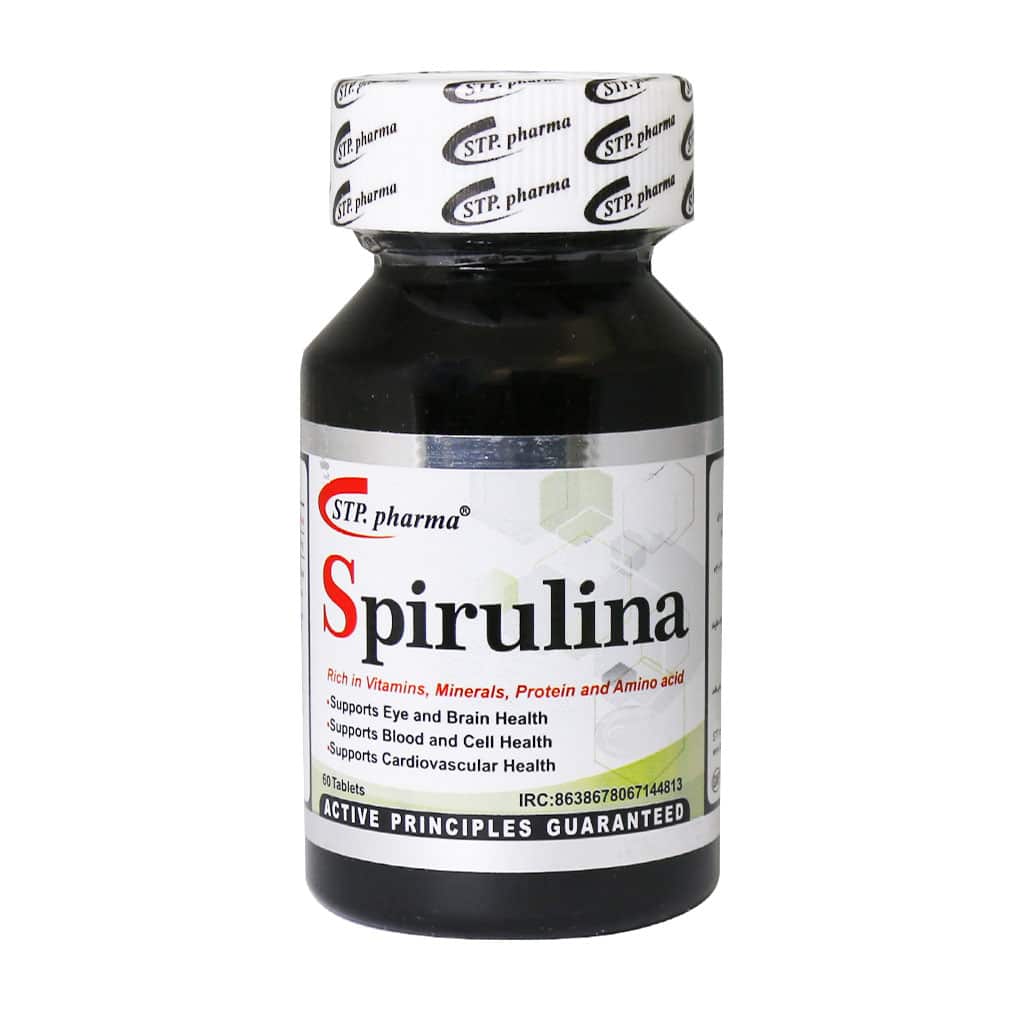 STP-Pharma-Spirulina-60-Tabs قرص اسپیرولینا اس تی پی فارما