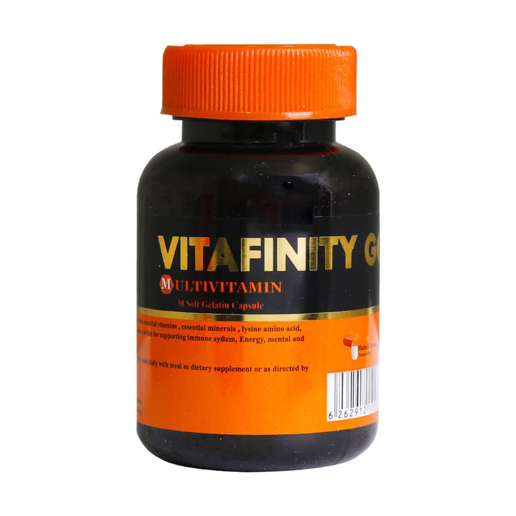 Shahab-Darman-Vitafinity-Gold-30-Soft-Gelatin-Capsules مولتی ویتامین ویتافینیتی گلد شهاب درمان