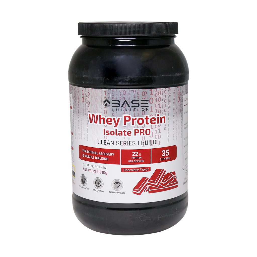 Base Nutrition Whey Protein Isolate Pro 910 g پودر وی پروتئین ایزولیت پرو بیس نوتریشن