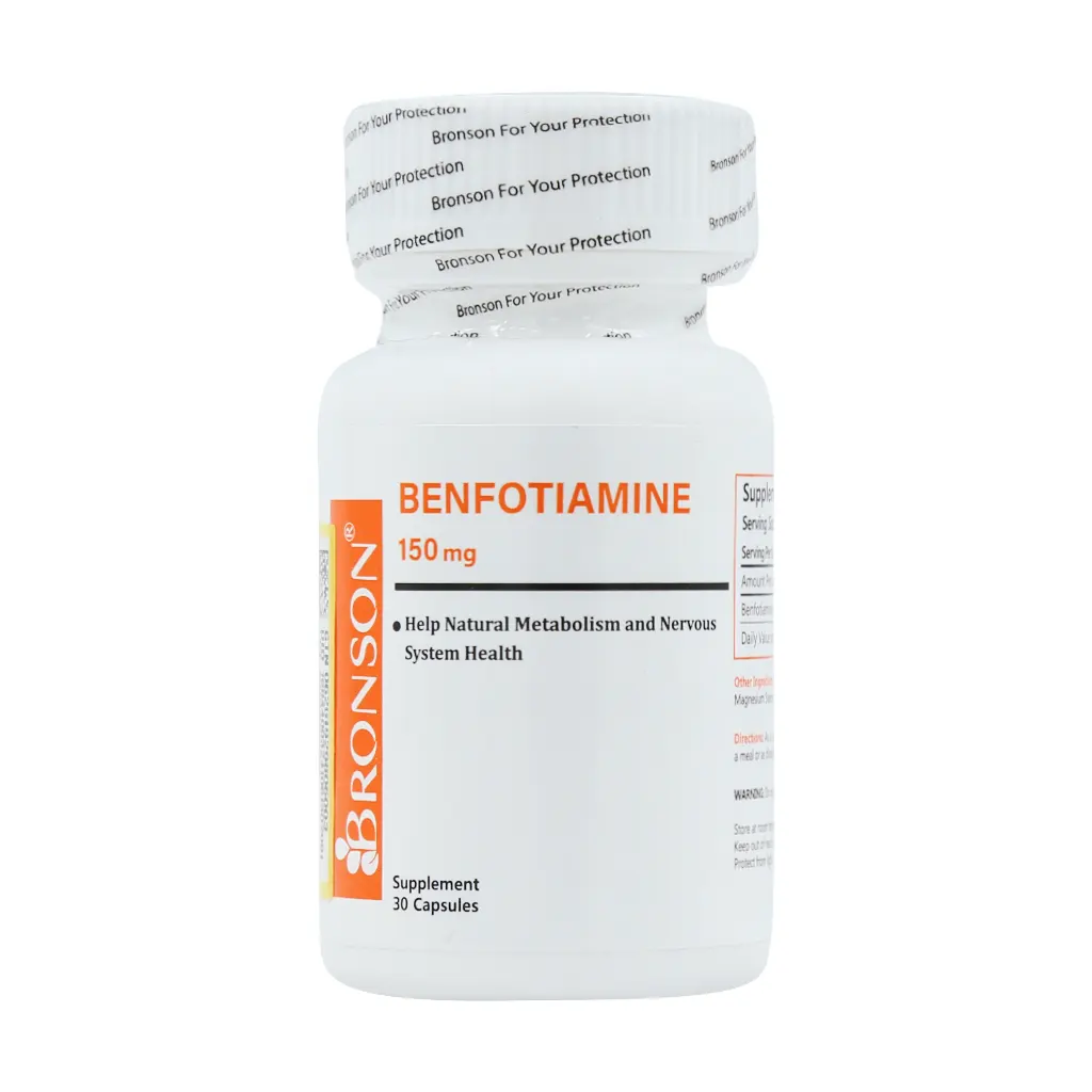 Bronson Benfotiamine 30 caps کپسول بنفوتیامین برونسون