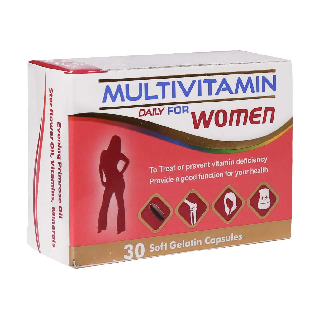 Daana-Multivitamin-For-Women-30-Tablets کپسول مولتی ویتامین زنان دانا
