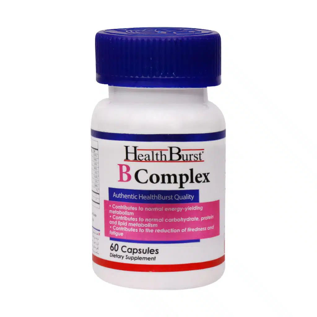Health-Burst-B-Complex-Capsules.jpg.webp کپسول ب کمپلکس هلث برست 60 عدد