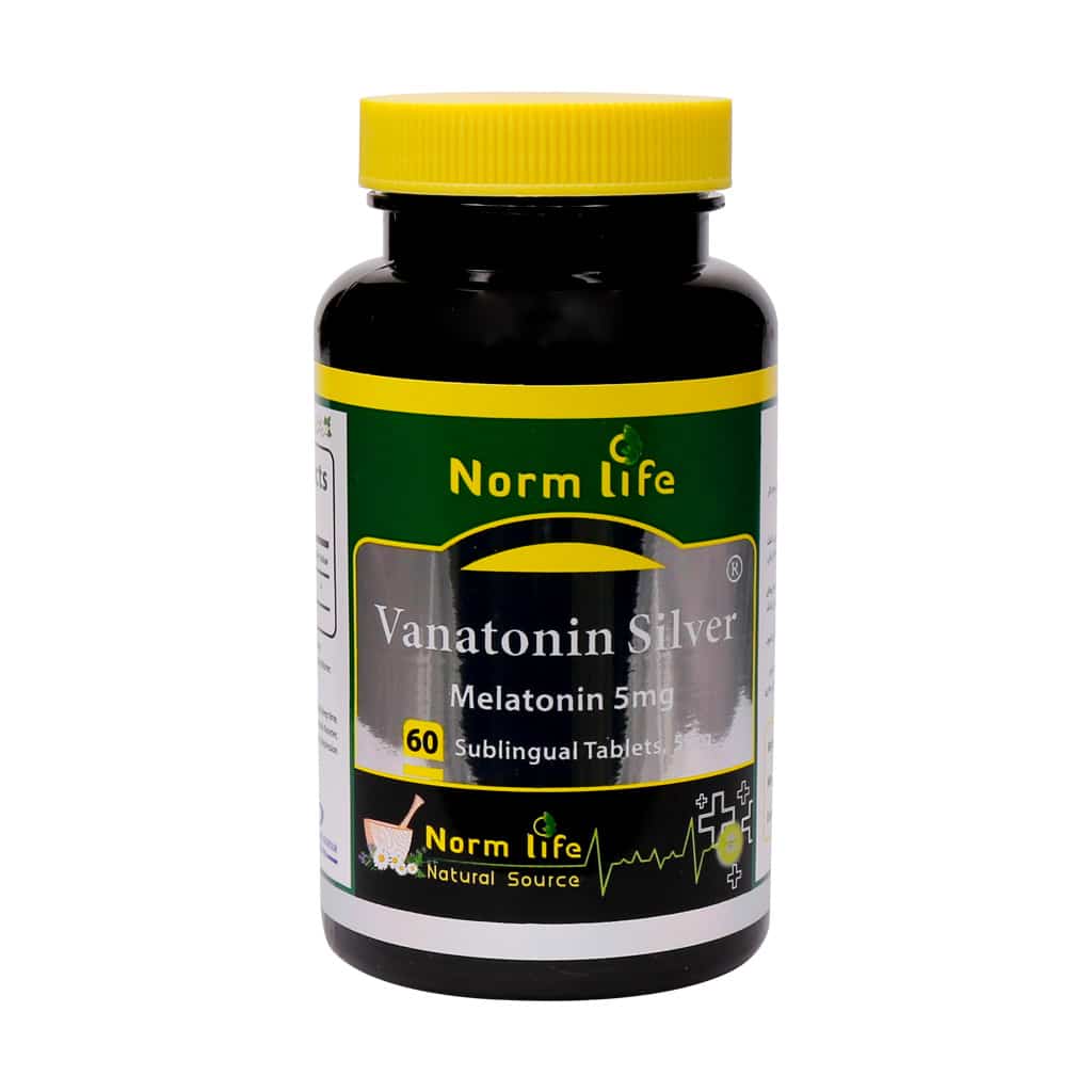 Norm Life Vanatonin Silver 60 Sublingual Tablets قرص زیر زبانی واناتونین سیلور