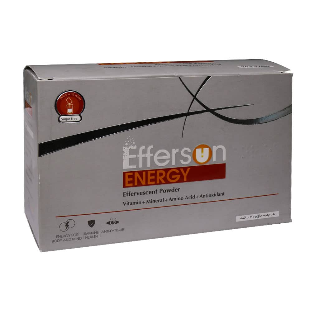 Behshad-Darou-Effersun-Energy-Effervescent-Powder-30-Sachets پودر جوشان افرسان انرژی بهشاد دارو