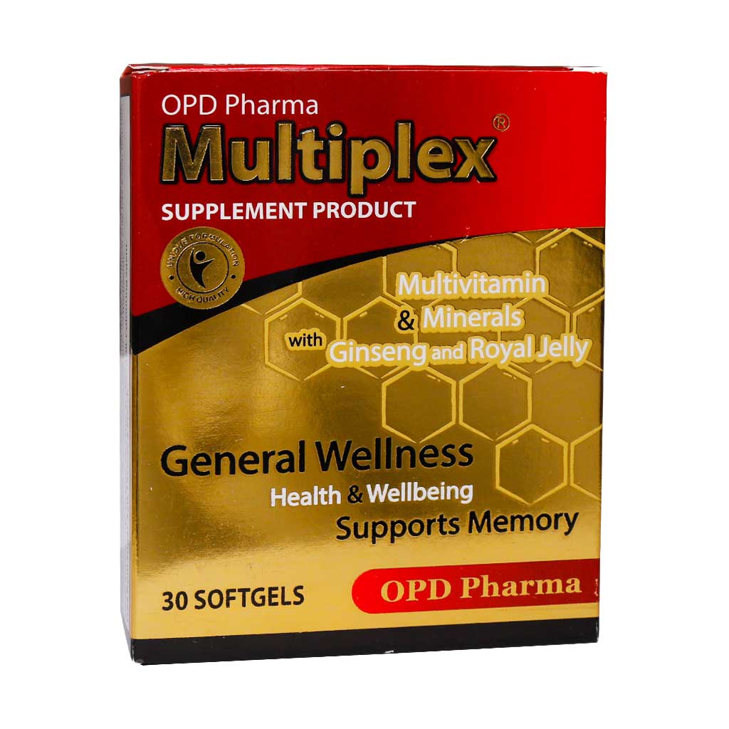 OPD-Pharma-Multiplex-30-Softgels سافت ژل مولتی پلکس او پی دی فارما
