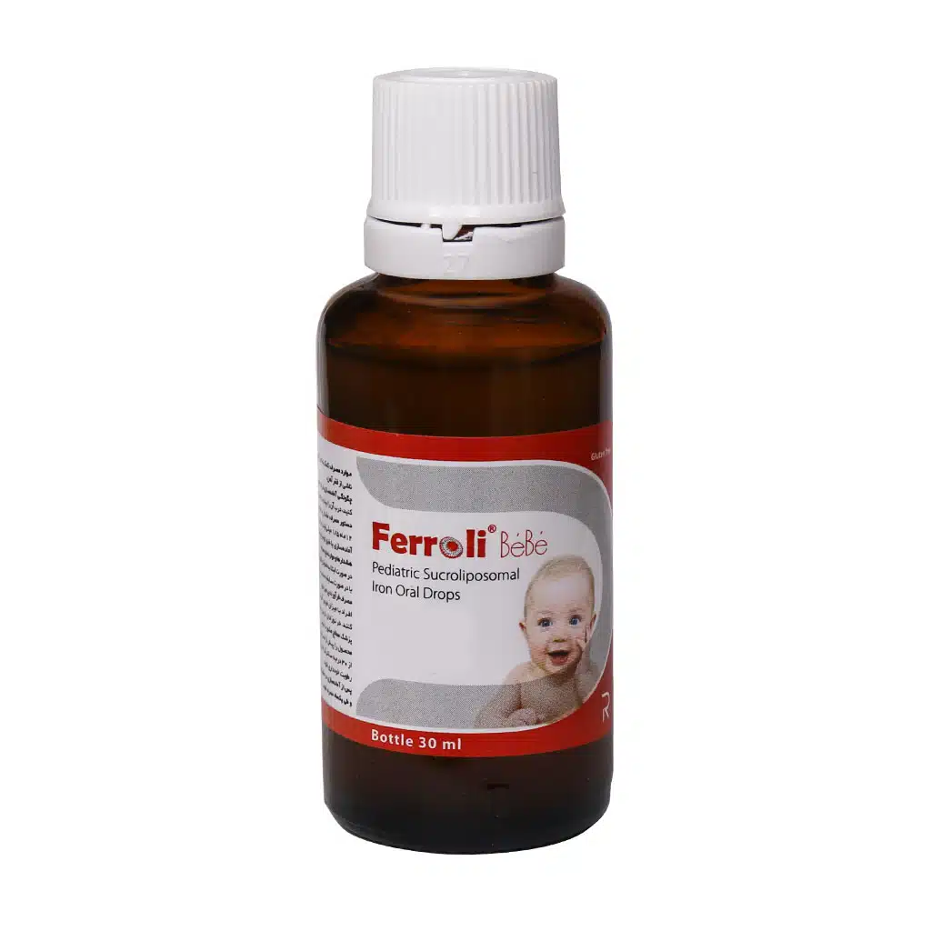 Rastagene-Ferroli-Be-Be.jpg.webp قطره خوراکی آهن سوکرولیپوزومال فرولی ب ب رستاژن 30 میلی لیتر