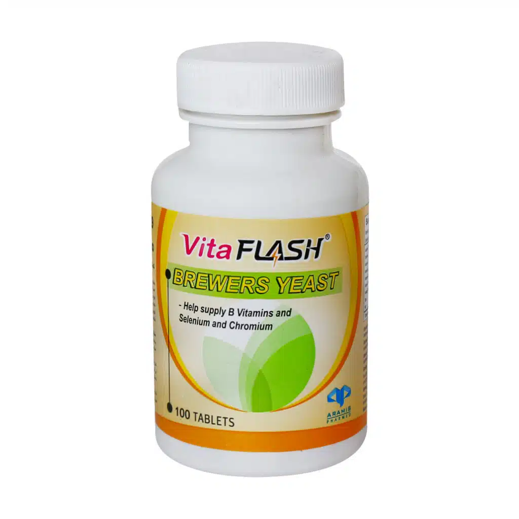 Aramis-Pharmed-Vita-Flash-Brewers-Yeast-Tablets.jpg.webp قرص ویتافلش مخمر ابجو