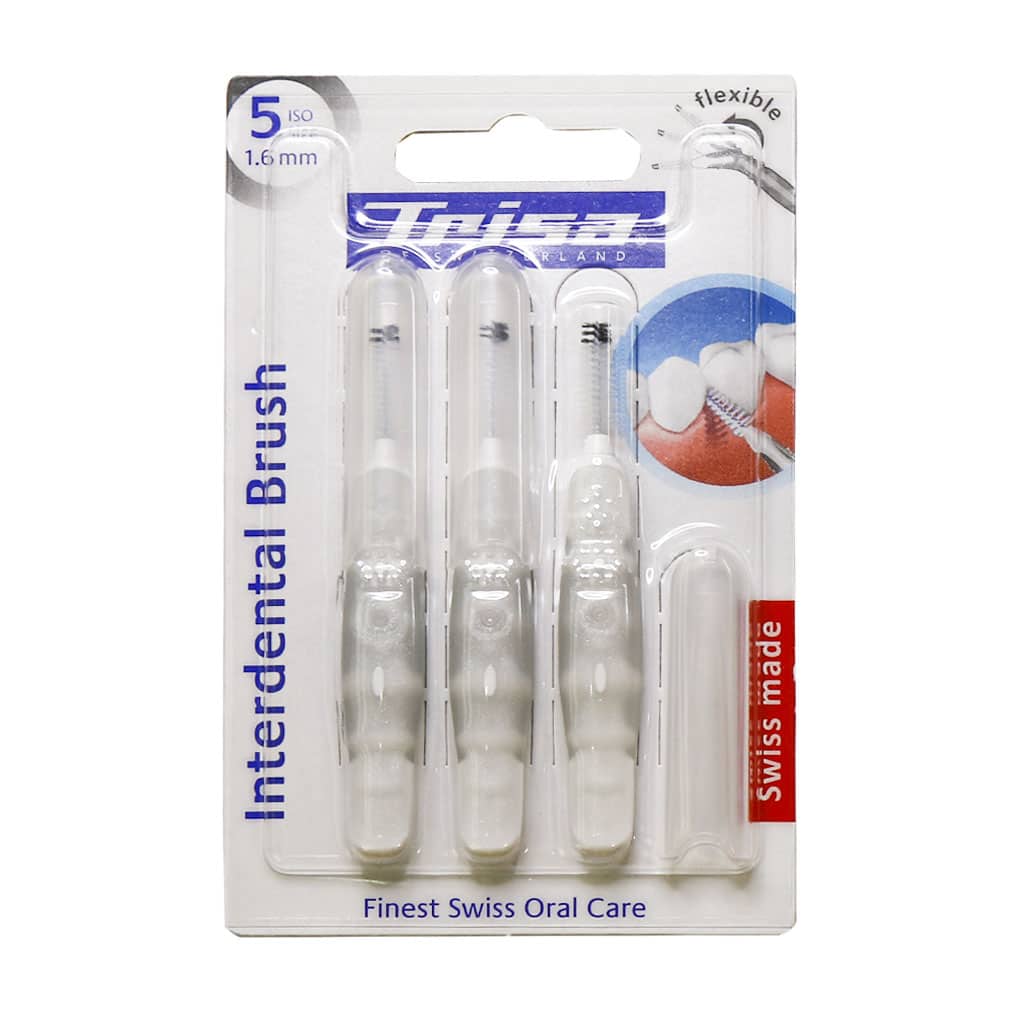 Trisa-Interdental-Brush-1.6-mm-Iso-5 براش بین دندانی پروفشنال 1.6 میلیمتری ایزو پنج تریزا