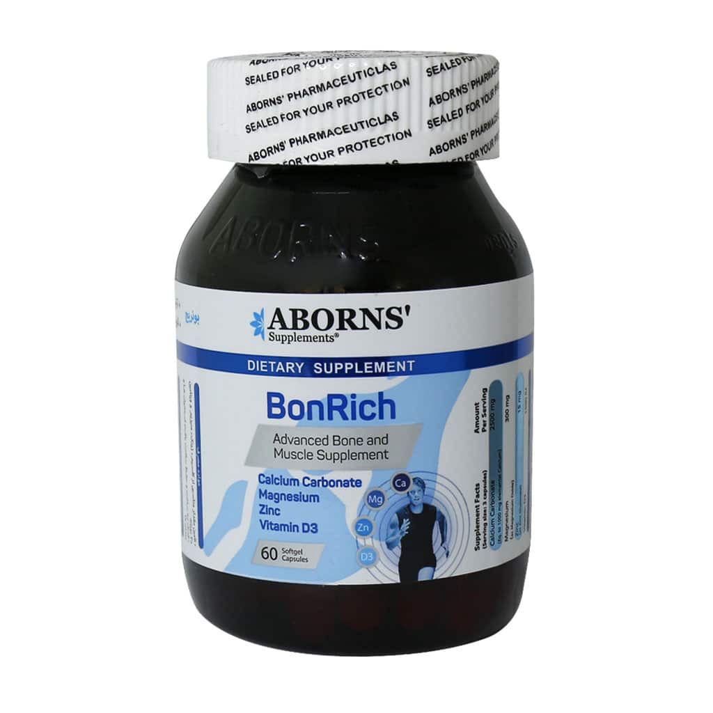 Aborns-Bonrich-60-Softgel-Caps سافت ژل بونریچ ابورنز