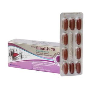 سافت ژل سینالیو 70 اکسیر نانو سینا 30 عدد