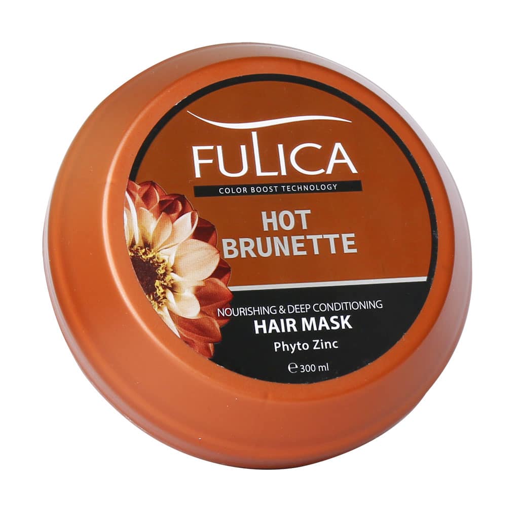 Fulica-Hair-Mask-For-Hot-Brunette-300-g ماسک تقویت کننده و نرم کننده عمیق موهای قهوه ای فولیکا