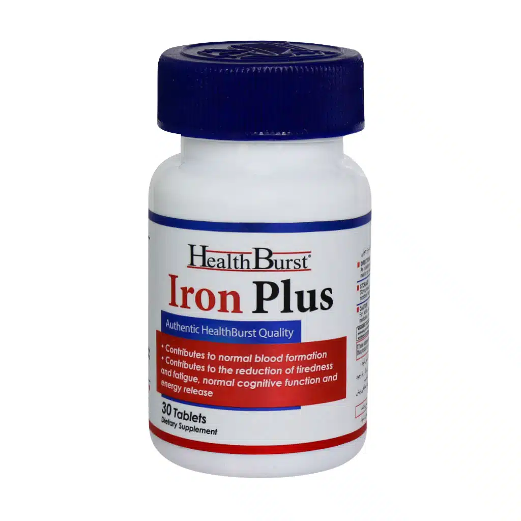 Health-iron-Plus-60-Tablet.jpg.webp قرص آیرون پلاس هلث برست 30 عدد
