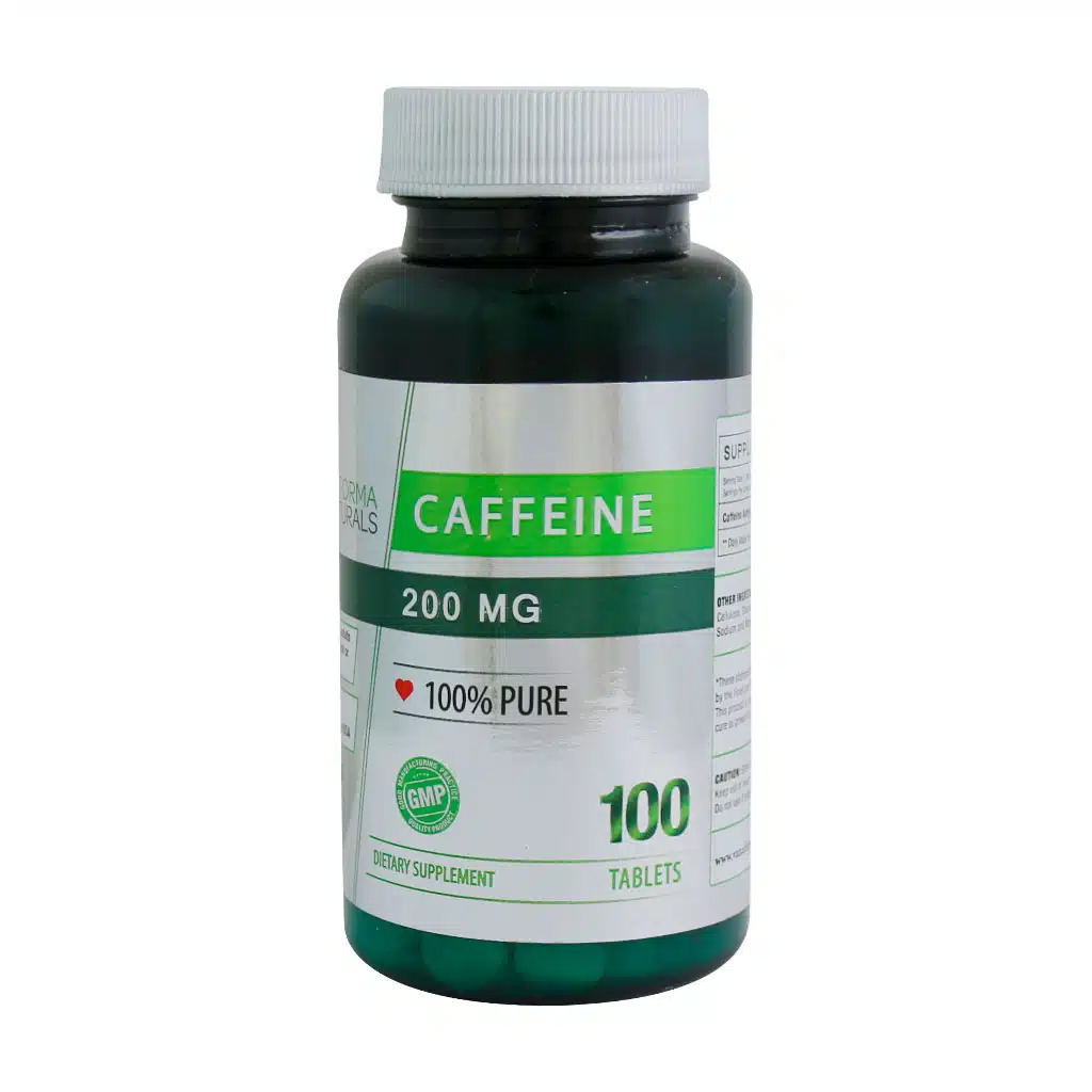 Nuforma-Naturals-Caffeine-200-mg-Tablets.jpg.webp قرص کافئین 200 میلی گرم نوفرما نچرالز 100 عدد