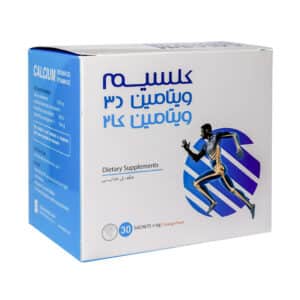 ساشه کلسیم ویتامین D3 ویتامین K2 سپیداج