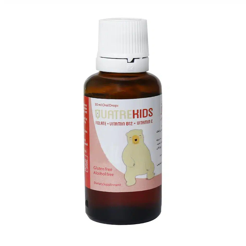Shaygan-Quatre-Kids-B12-Oral-Drops-30-ml.jpg.webp قطره خوراکی کواتر کیدز B12 دارو افشان شایگان 30 میلی لیتر