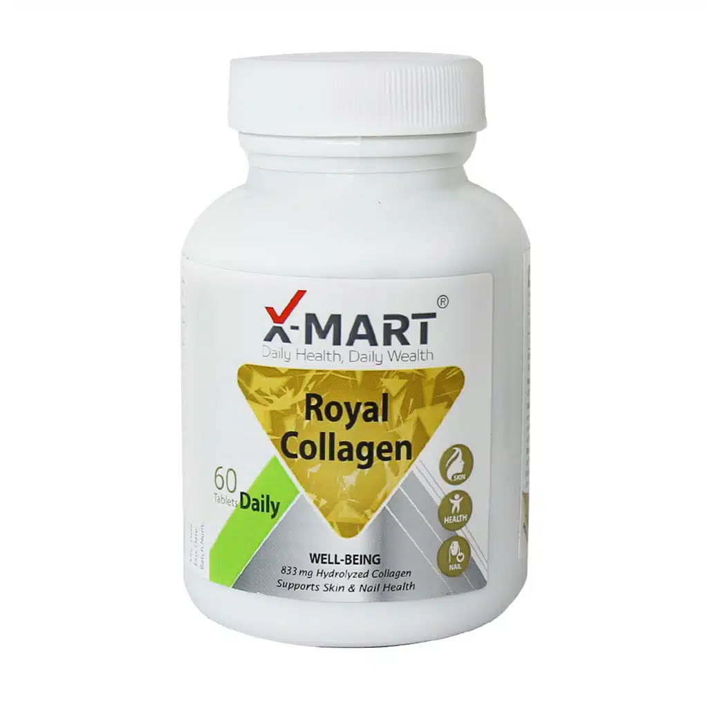 X-Mart-Royal-Collagen-60-Tabs.jpg.webp قرص رویال کلاژن ایکس مارت