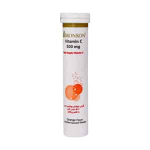 قرص جوشان ویتامین C 500 میلی گرم برونسون