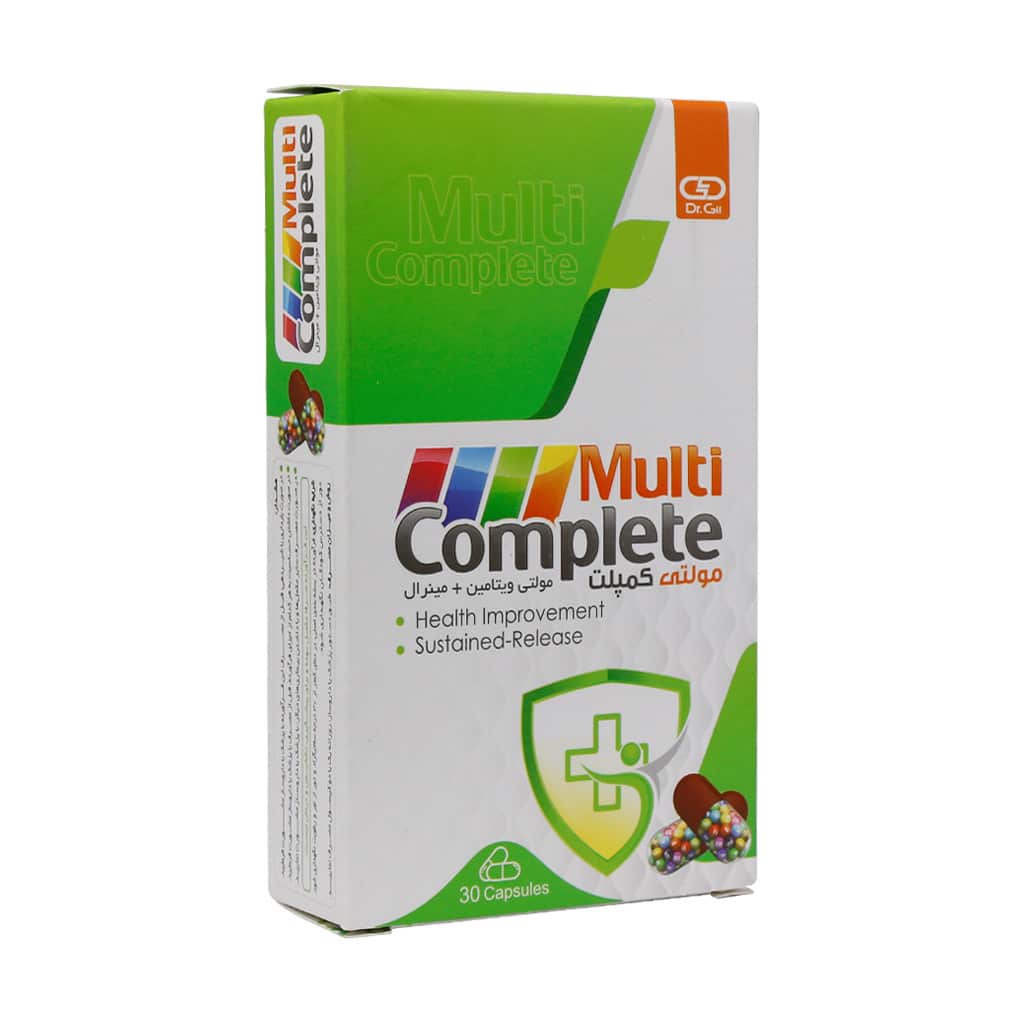 کپسول مولتی کمپلت دکتر گیل 30 عدد کپسول مولتی کمپلت دکتر گیل