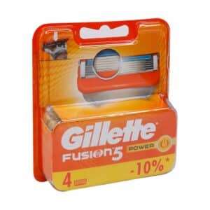 تیغ یدک ژیلت مدل Fusion5 Power بسته 4 عددی