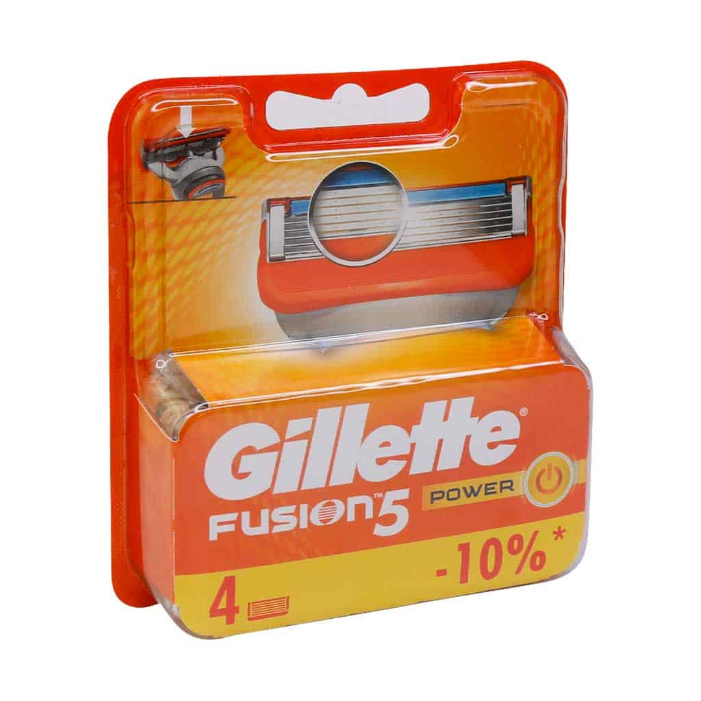 تیغ یدک ژیلت مدل-1 Fusion5 Power بسته 4 عدد تیغ یدک ژیلت مدل Fusion5 Power بسته 4 عددی