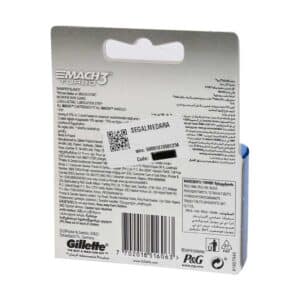 تیغ یدک Mach3 Turbo 3D ژیلت 4 عدد