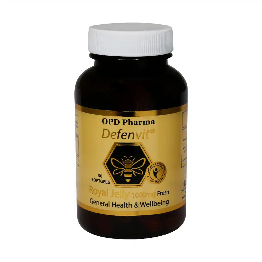 OPD-Pharma-Defenvit-30-Royal-Jelly-Softgels.jpg.webp کپسول رویال ژلی دفن ویت او پی دی فارما 30 عدد