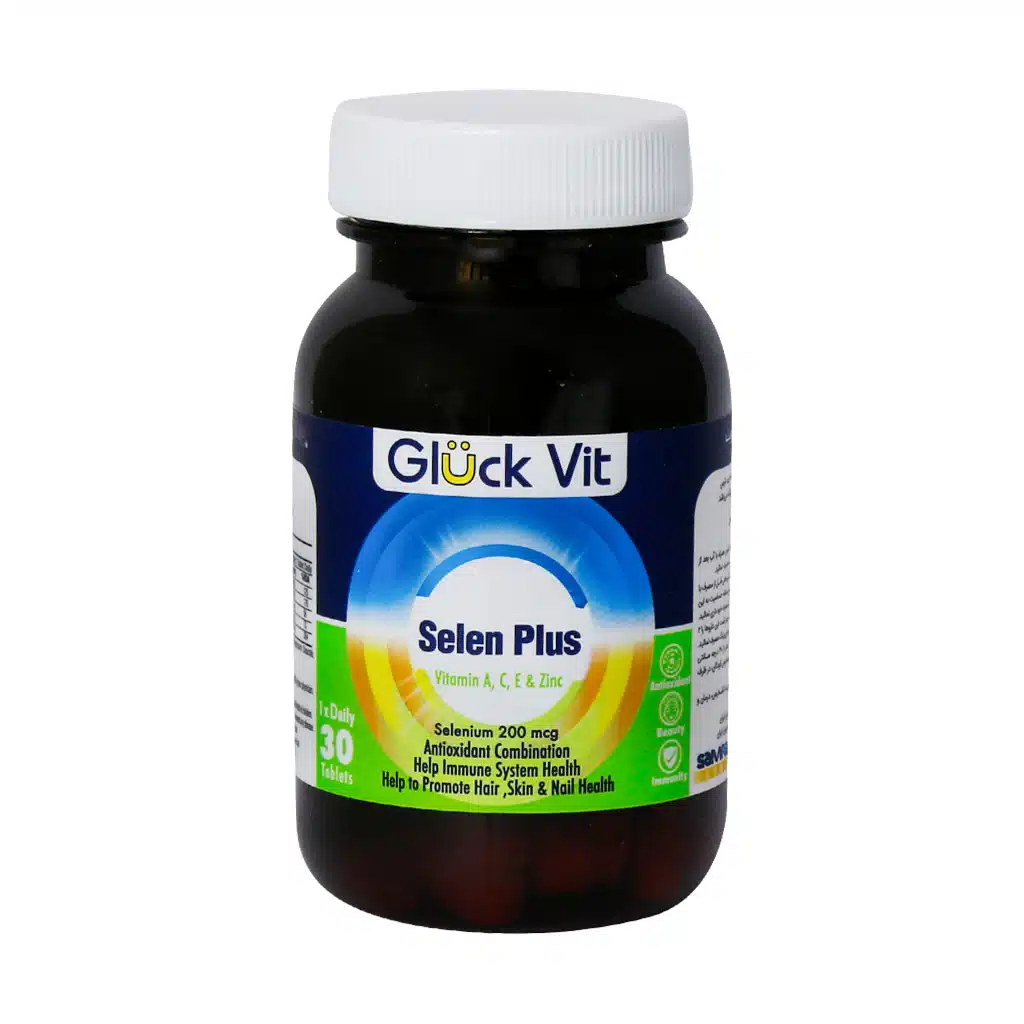 Sam-Rad-Darman-Selen-Plus-30-Tablet.jpg.webp قرص سلن پلاس گلوک ویت 30 عدد