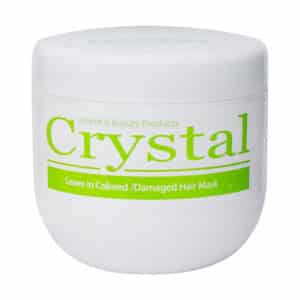 ماسک مو تثبیت کننده رنگ بدون آبکشی کریستال مناسب موهای خشک آسیب دیده