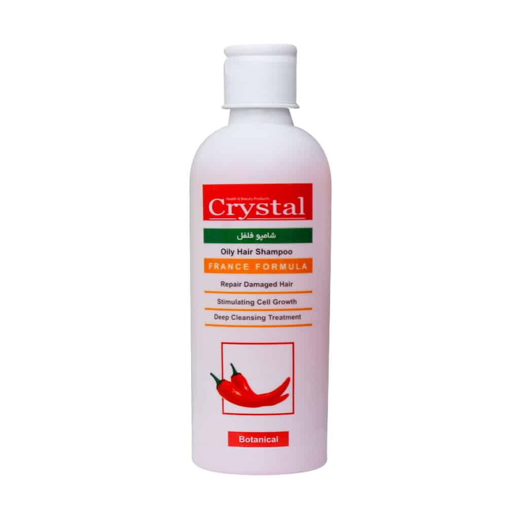 شامپو فلفل کریستال مناسب موهای چرب شامپو فلفل کریستال مناسب موهای چرب