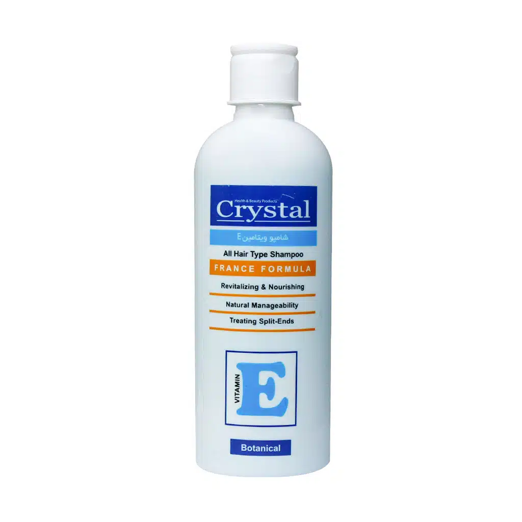 Crystal-Vitamin-E-Shampoo-Hydrating-400ml.jpg.webp شامپو مرطوب کننده ویتامین E کریستال 400 میلی لیتر