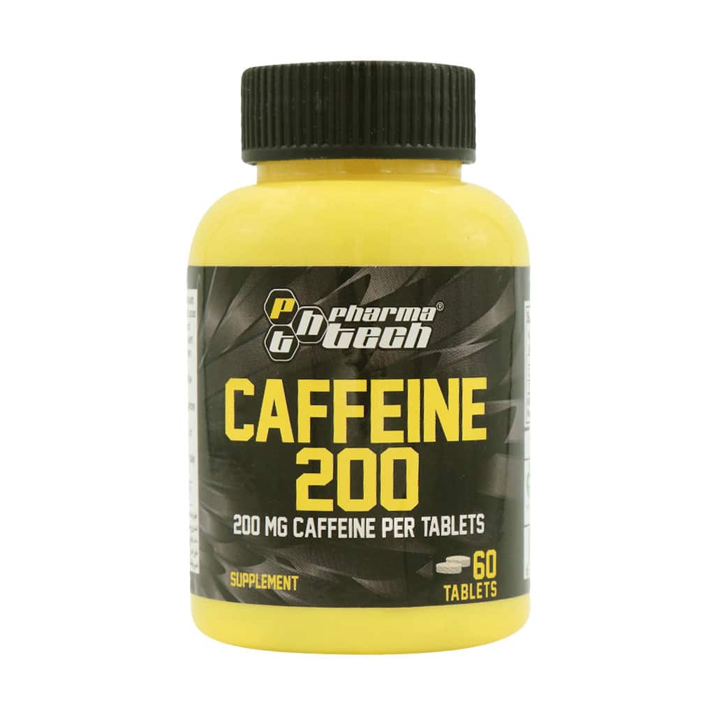 Pharma-Tech-Caffeine-۲۰۰-۶۰-Tabs قیمت قرص کافئین 200 فارماتک