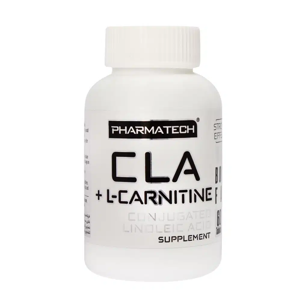 Pharma-Tech-Cla-And-L-Carnitine-۶۰-Tablet.jpg.webp قرص سی ال ای و ال کارنیتین فارماتک 60 عدد