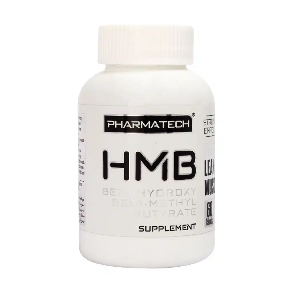 Pharma-Tech-HMB-۶۰-Tablets.jpg.webp قرص اچ ام بی 1000 میلی گرم فارماتک 60 عدد