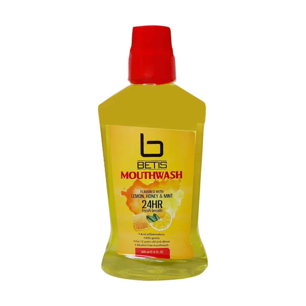 دهانشویه دندان حساس بتیس با طعم میخ دهانشویه خوشبو کننده و ضد پوسیدگی دندان بتیس