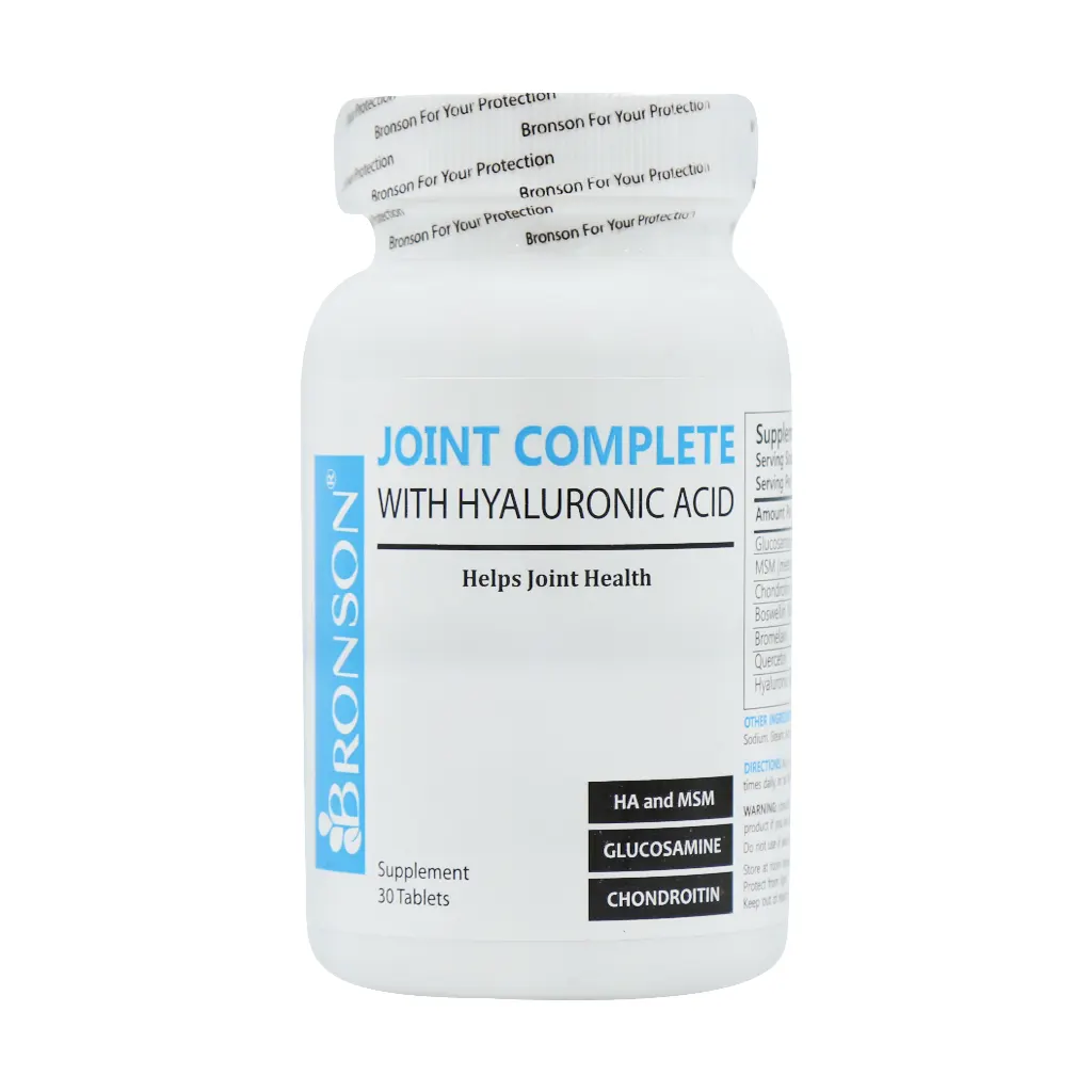 Bronson Joint Complete With Hyaluronic Acid 30 Tabs قیمت قرص جوینت کامپلت با هیالورونیک اسید برونسون