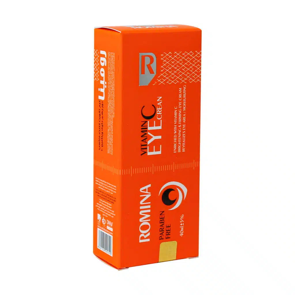 romina-vitamin-c-eye-crean-1.jpg.webp کرم تقویت کننده دور چشم ویتامین C رومینا 40 میلی لیتر