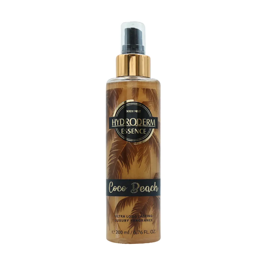 Hydroderm Body Mist Coco Beach Model 200 قیمت بادی میست اکلیلی زنانه هیدرودرم مدل Coco Beach