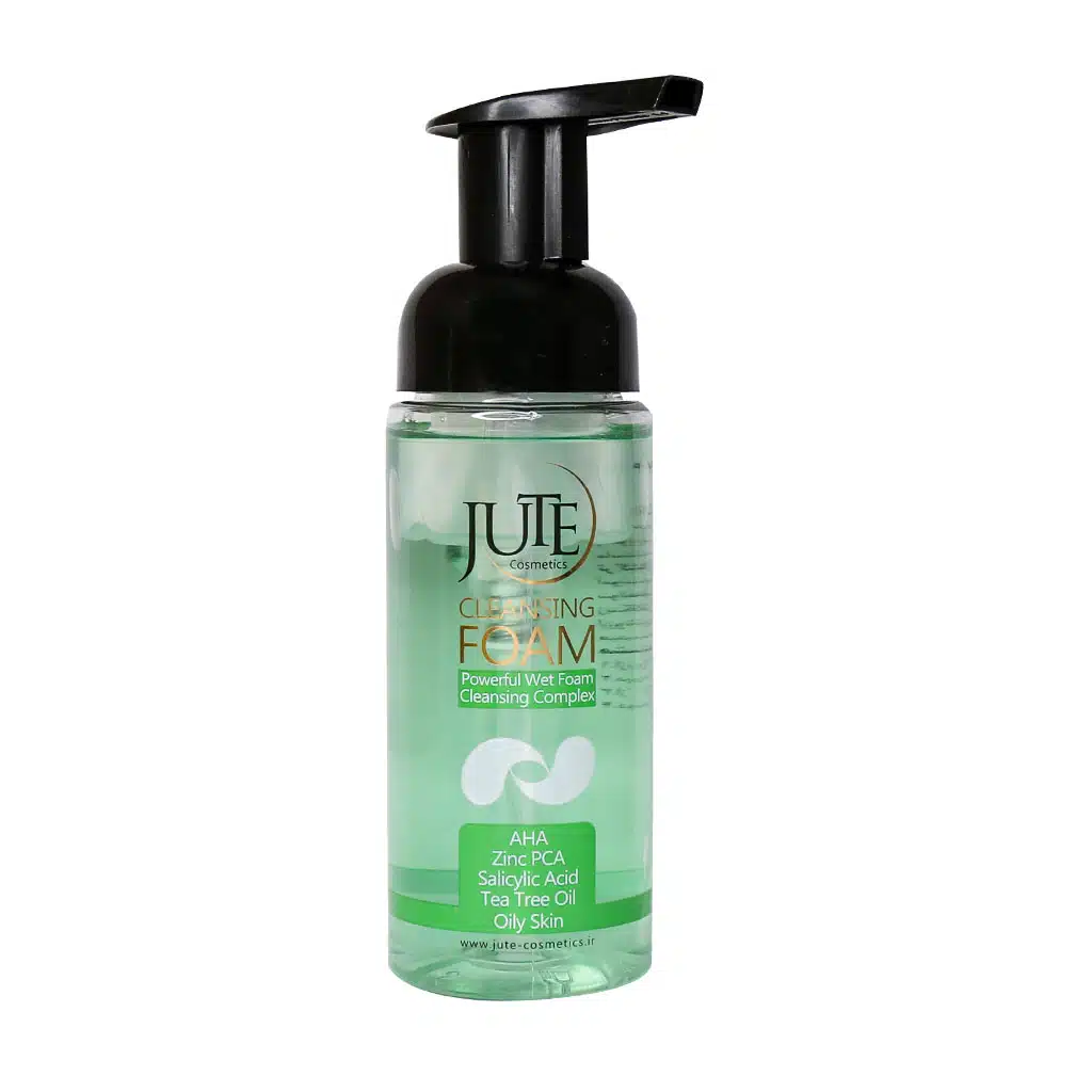 Jute-Cleansing-Foam-For-Oily-Skin-150-ml.jpg.webp فوم شستشوی صورت پوست چرب ژوت 150 میلی لیتر