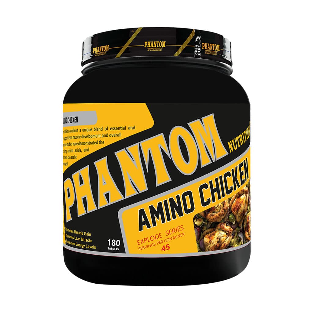 Phantom-Nutrition-Amino-Chicken-180 قیمت قرص آمینو چیکن فانتوم نوتریشن