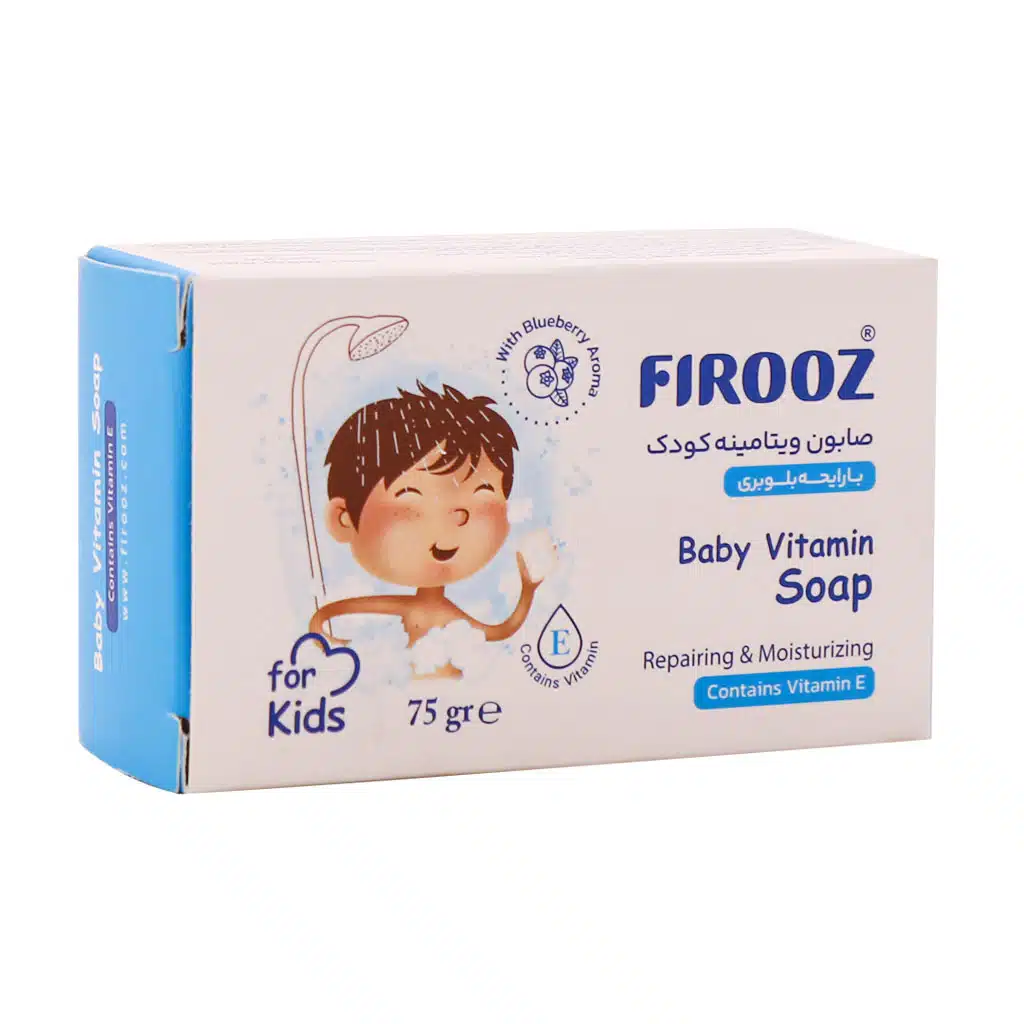 Firooz-Baby-Soap-With-Vitamin-E-1.jpg.webp صابون بچه حاوی ویتامین E فیروز 75 گرم