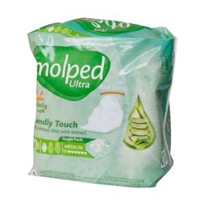 نوار بهداشتی متوسط مولپد اولترا با عصاره آلوئه ورا ویژه روز
