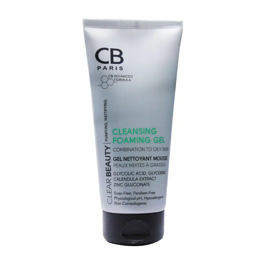 CB-Paris-Cleansing-Foaming-Gel-200-ml.jpg.webp ژل فوم پاک کننده مناسب پوست چرب سی بی پاریس 200 میلی لیتر